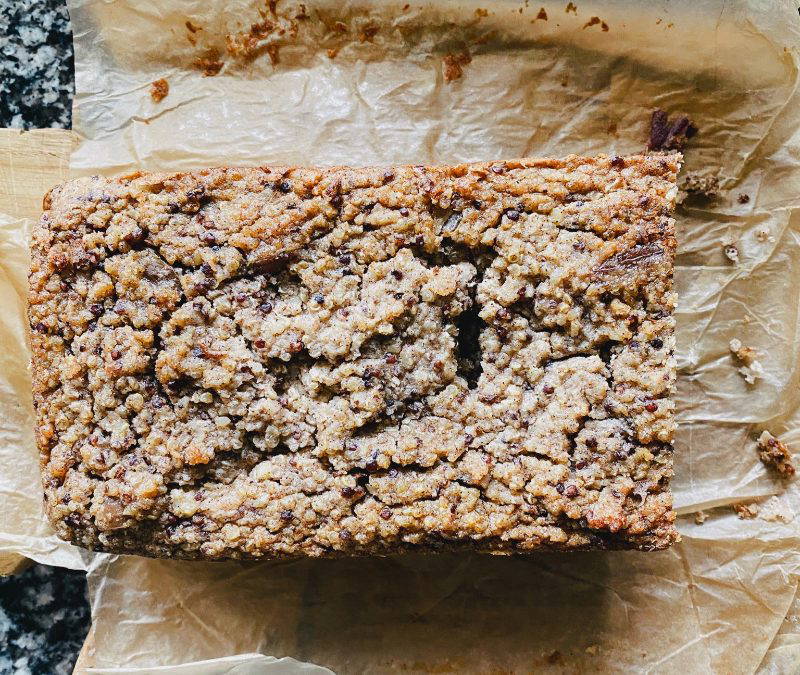 Quinoa, Banana & Date Loaf