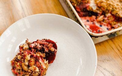 Beetroot Lentil & Goat’s Cheese Gratin