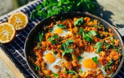 Potato Hash, Smoked Haddock & Baked Eggs