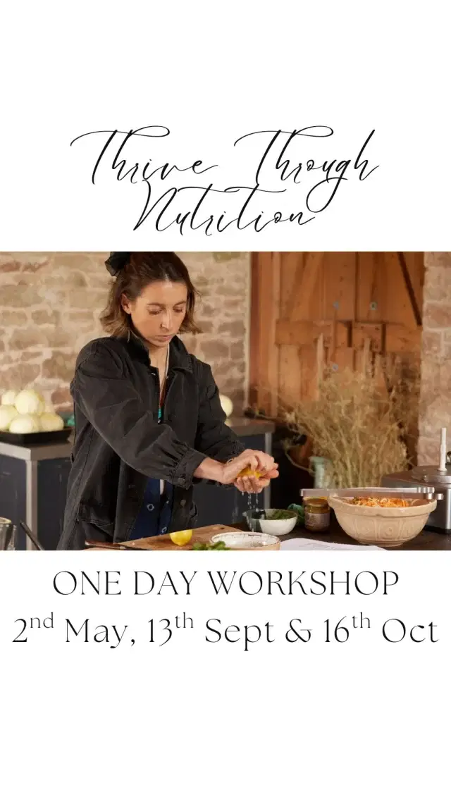 We have some more dates for our one day nutrition workshop! Please join us! 

Friday - May 2nd 2025
Saturday - September 13th 2025
Thursday - October 16th 2025

What does the workshop cover? 

-Dive into gut health in our fermentation workshop.
-Explore positive nutrition and the benefits of a diverse, inclusive diet.
-Understand metabolic health, focusing on fats and blood sugar control.
-Learn how to eat for energy and overall well-being.
-Discuss sustainable health habits and behaviour change.
-Small group setting for in-depth discussions and individual questions.
-Optional discounted 1:1 follow-up with Dr. Alice Mayor for a personalized nutrition plan.

#nutrition #nutritionworkshop #health #guthealth #fermentation #fermentationworkshop